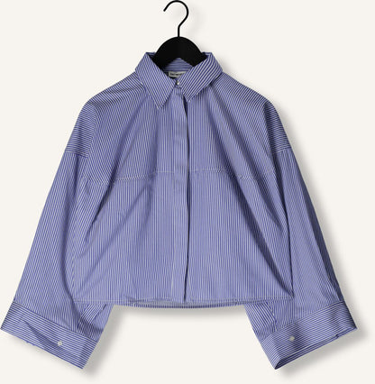 Annabeth Blouse - Blue Stripe