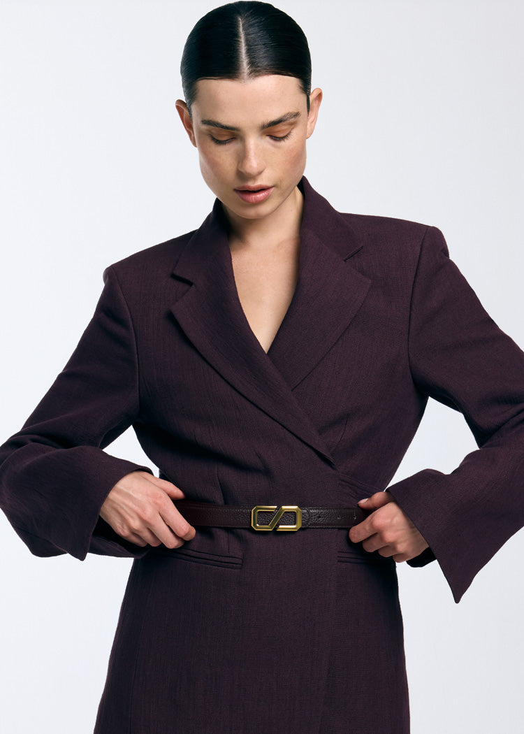 Buck S/M Belt - Dark Chocolate