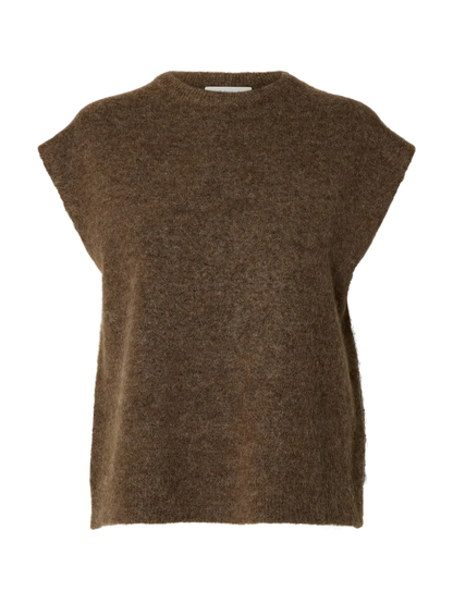 SLFlulu SL Knit Vest Noos - Dackel Mel.