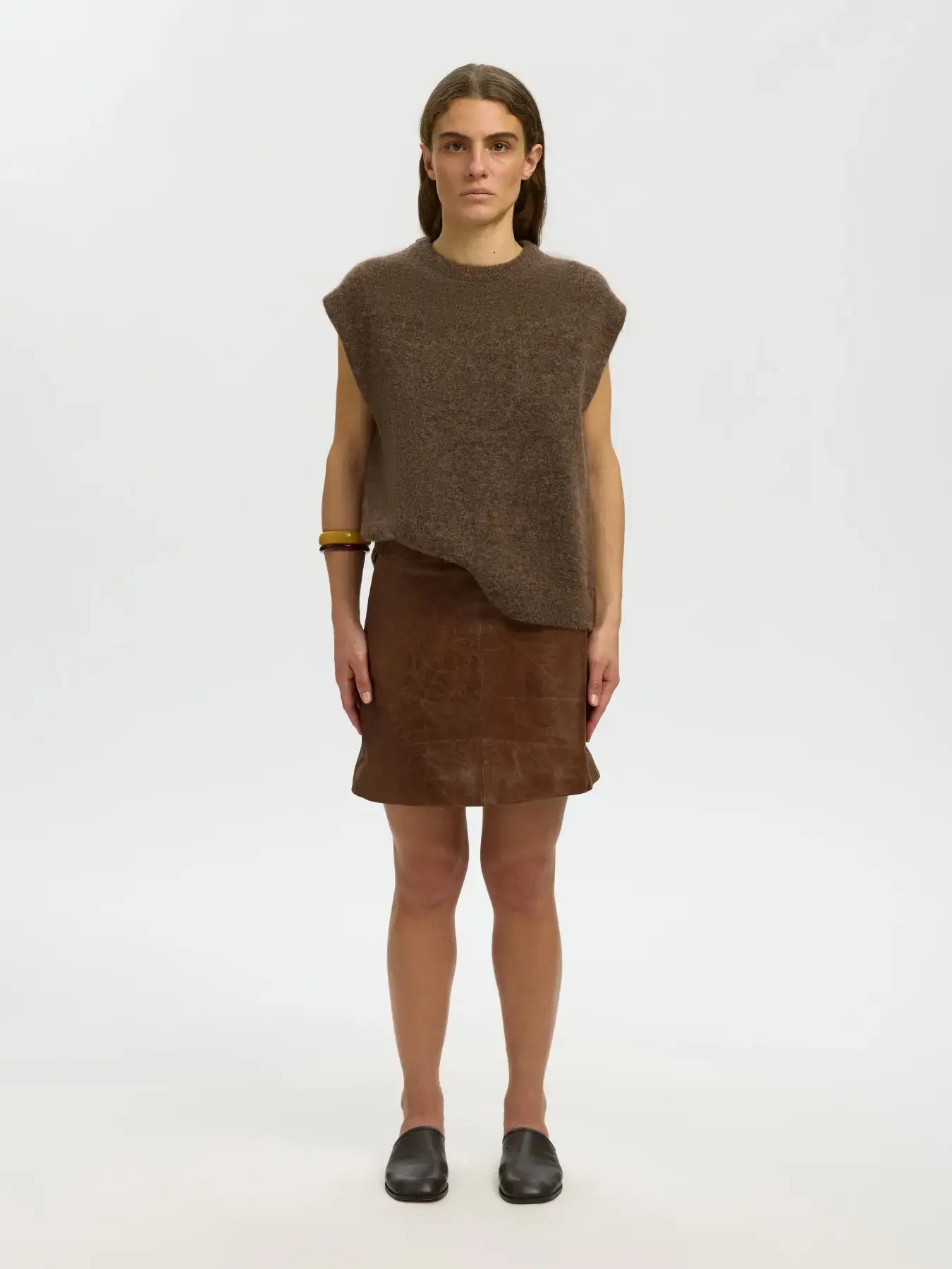 SLFlulu SL Knit Vest Noos - Dackel Mel.