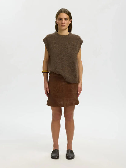 SLFlulu SL Knit Vest Noos - Dackel Mel.