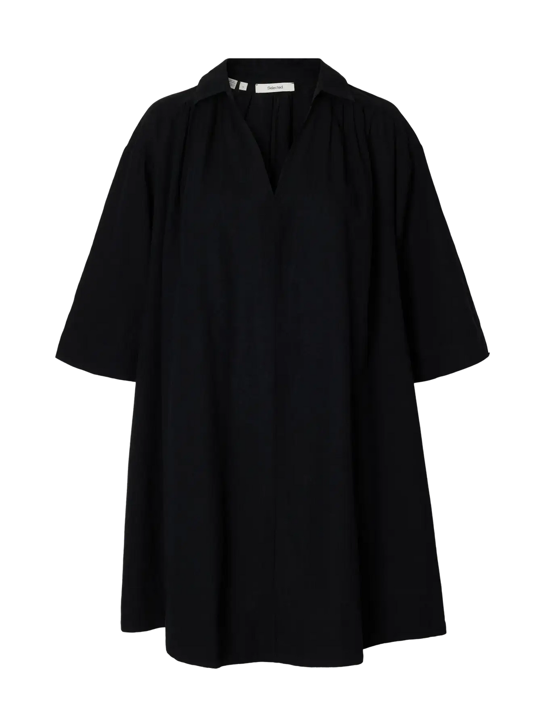 SLFluisa-Talia Linen Blend Dress - Black
