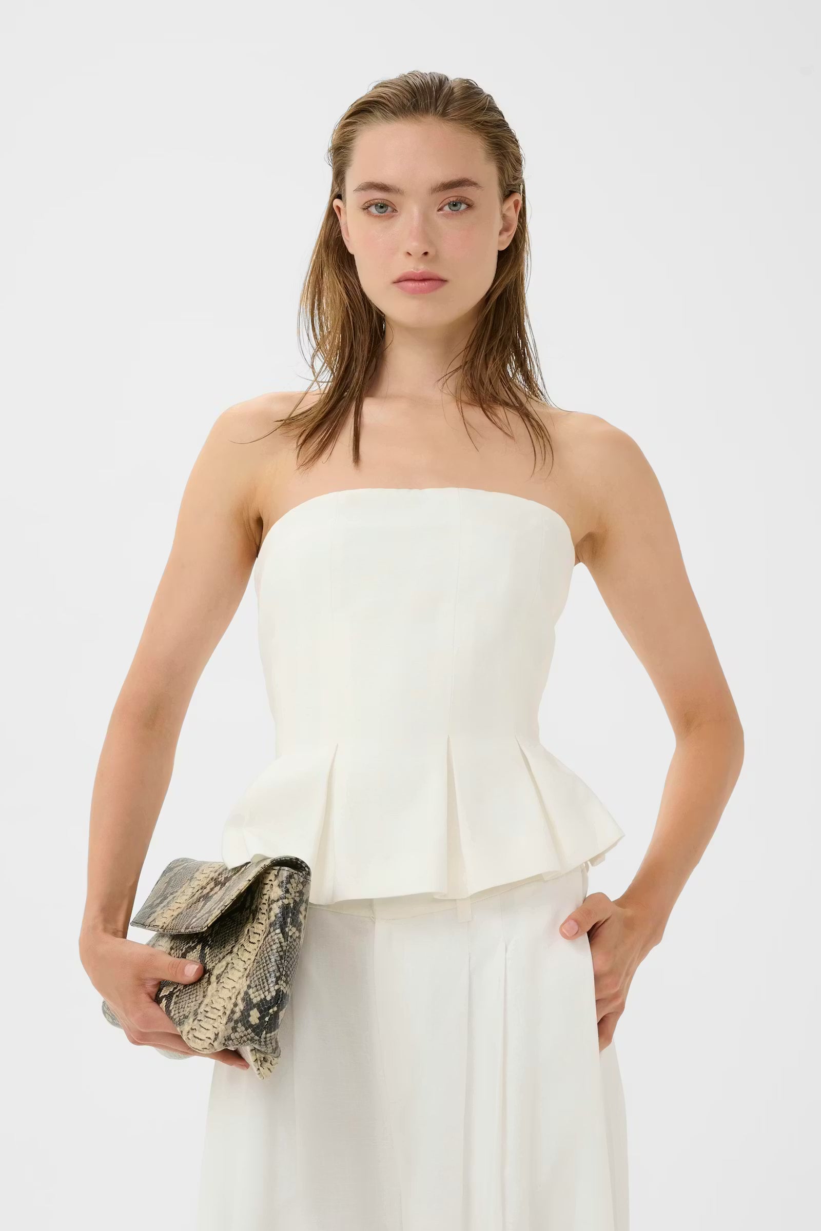GZRiava Corsage - Bright White