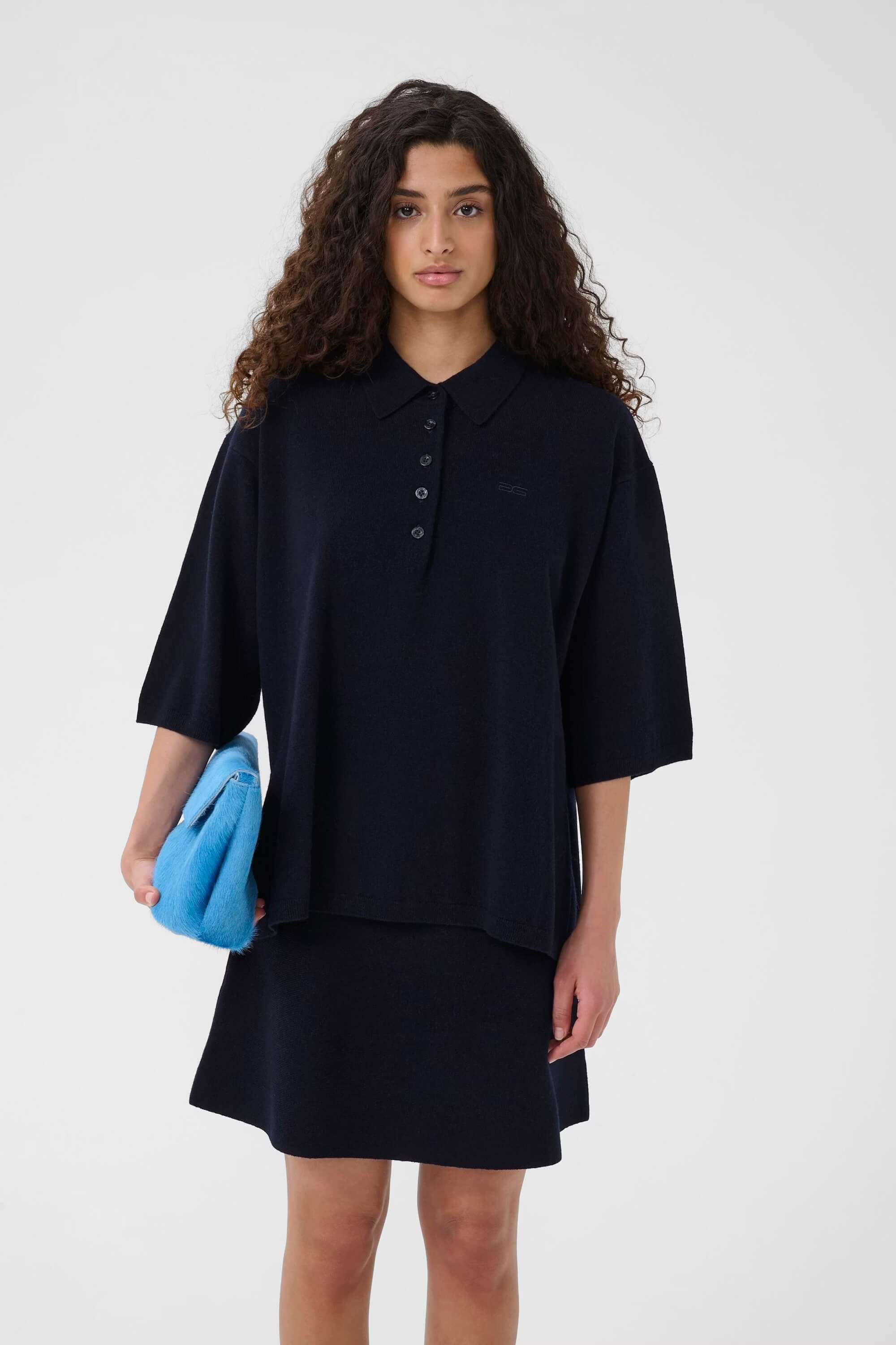 GZmanzi Polo Pullover - Sky Captain