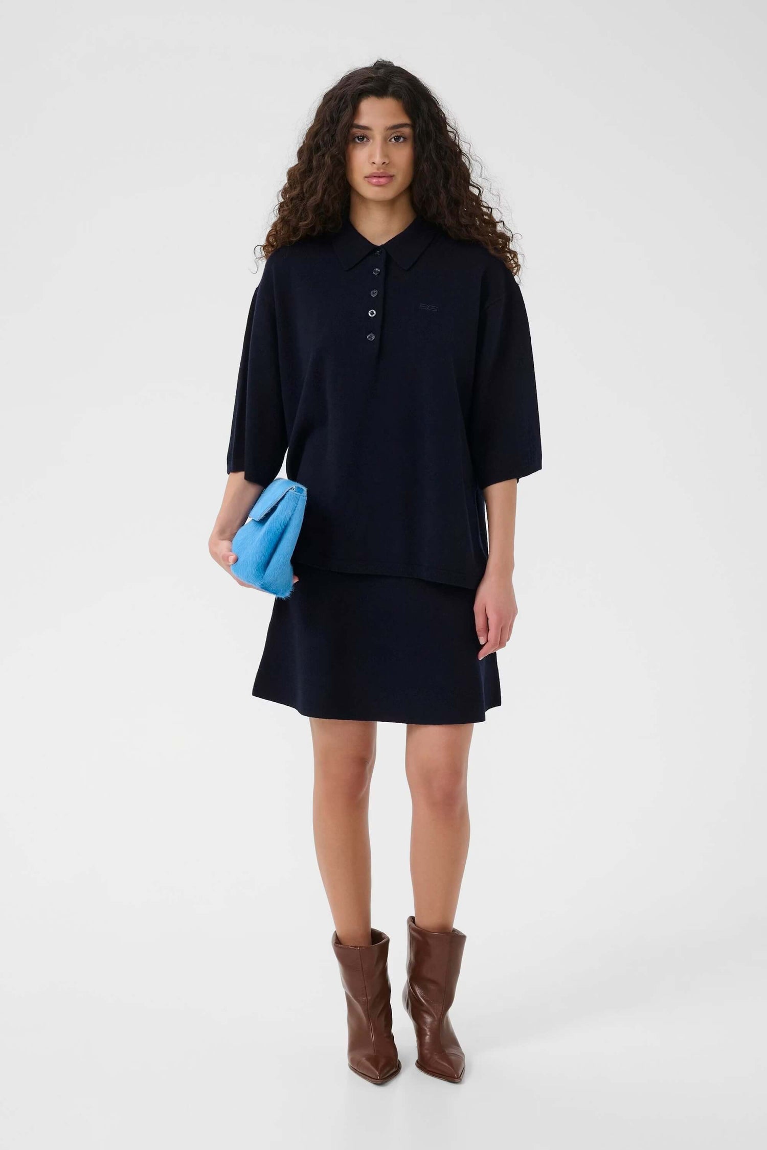 GZmanzi Polo Pullover - Sky Captain