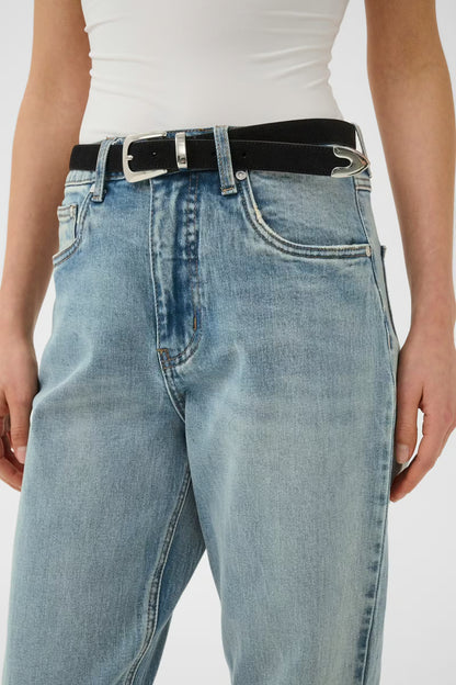 GZjade HW Straight Jeans - Washed Blue