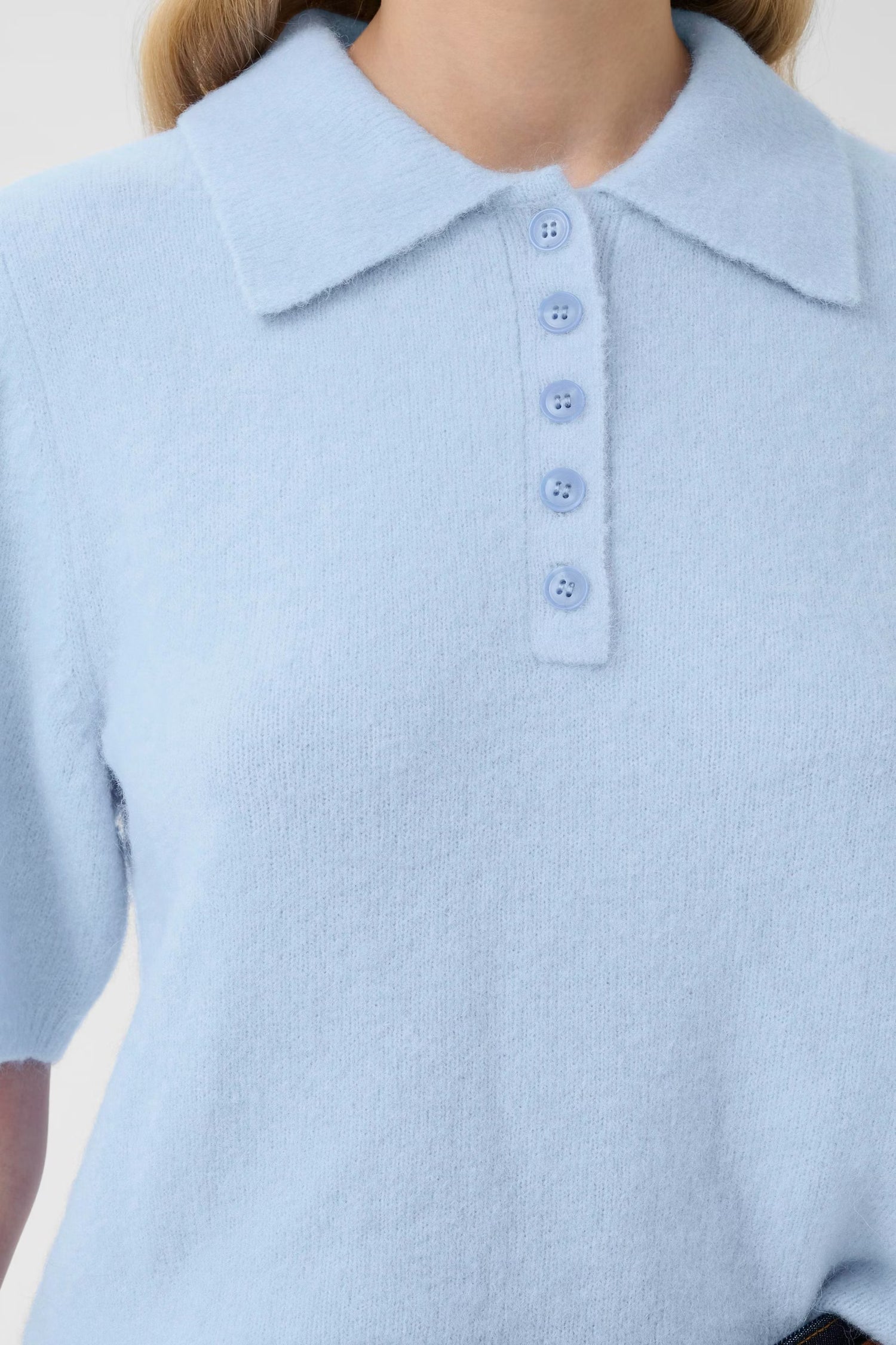 GZAlpha SS Polo Pullover - Centaurea Mélan