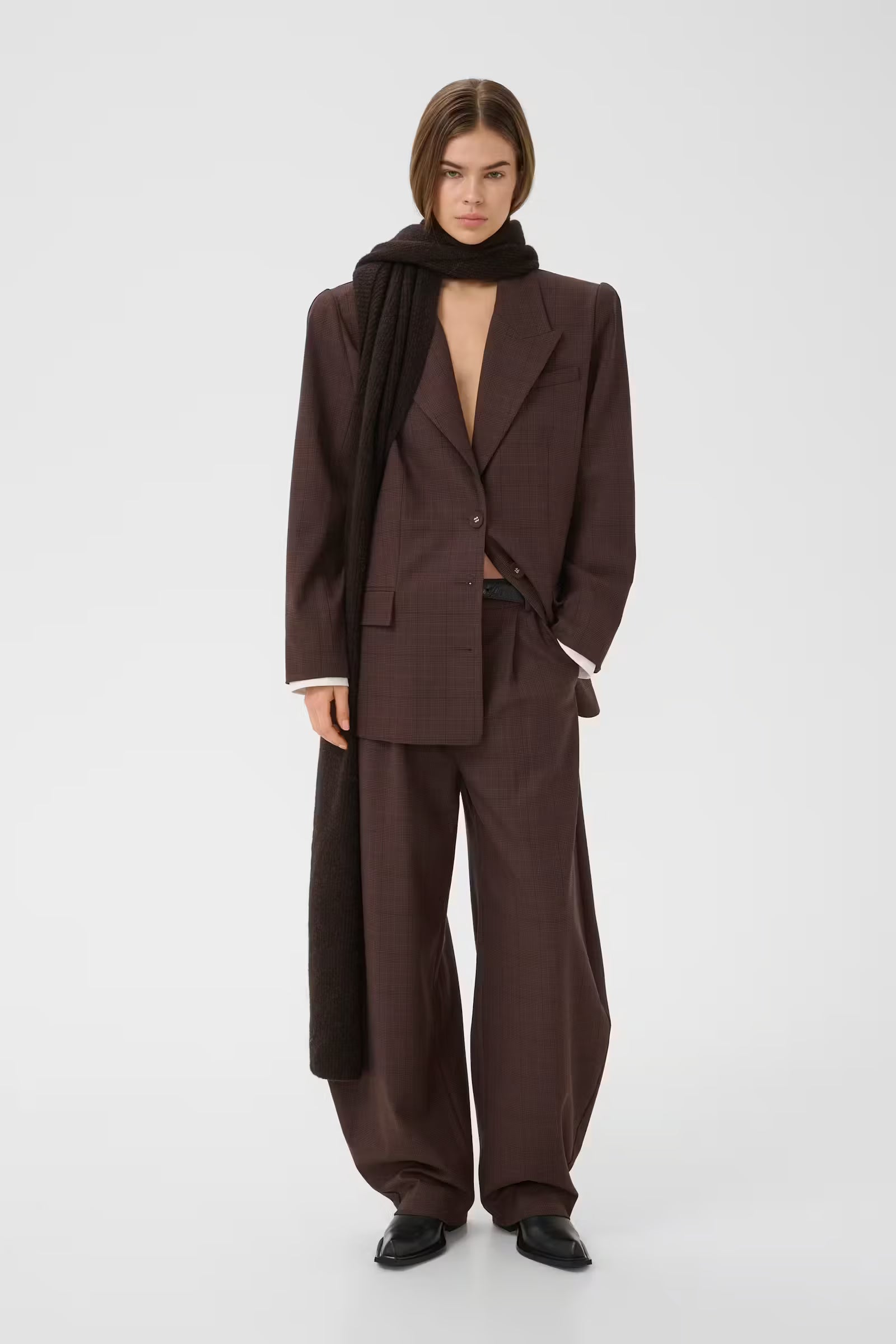 GZlavana Blazer - Brown Check