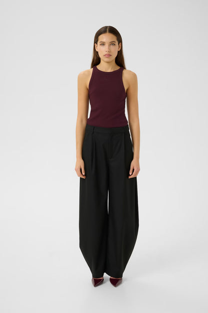 GZdrew Rhinestone Logo Tank - Aronia