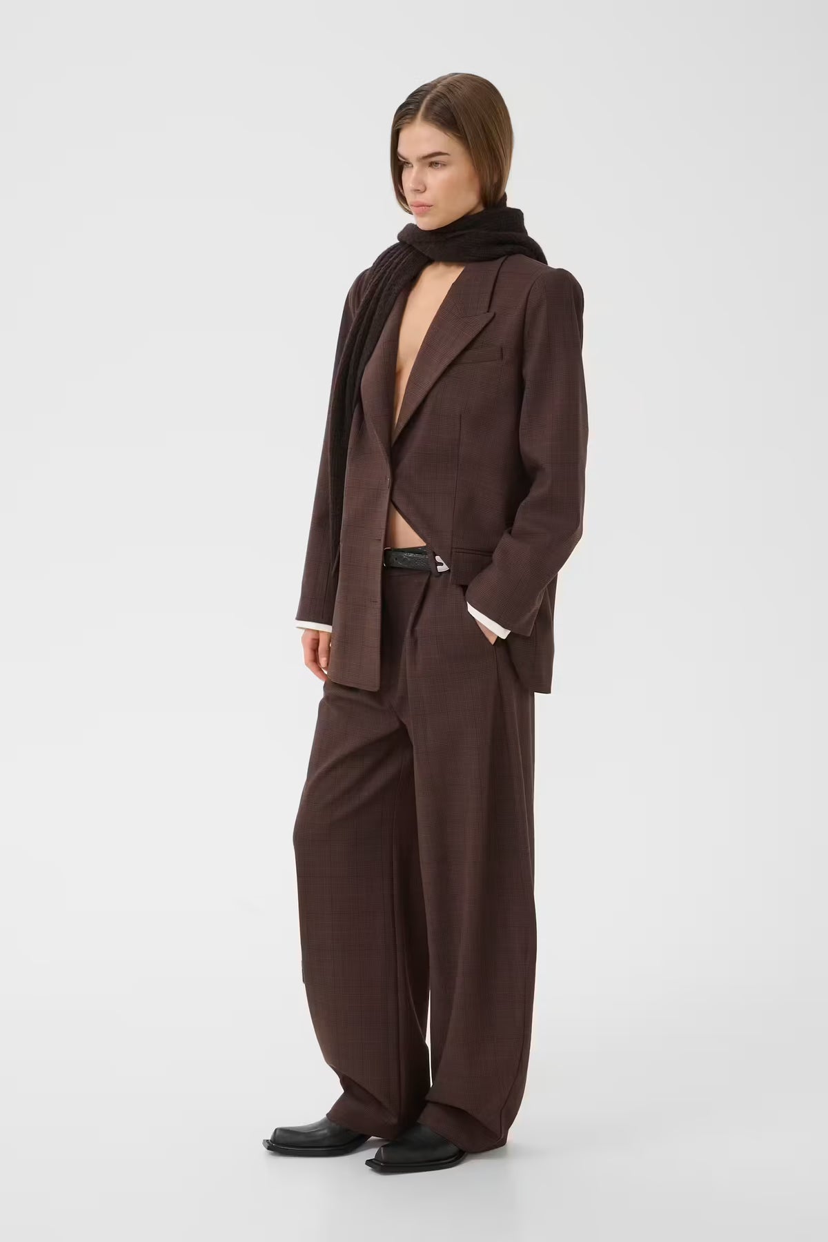 GZlavana Blazer - Brown Check
