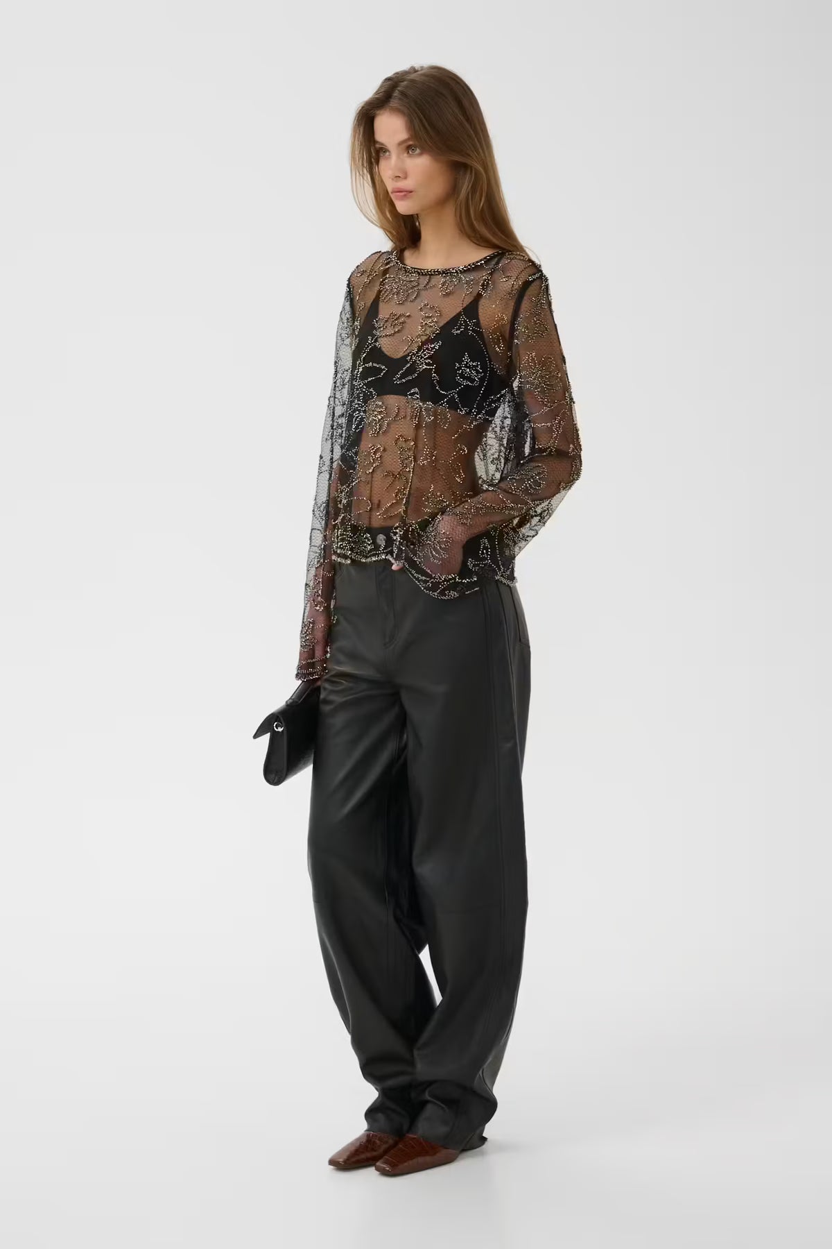GZestrid Bluse - Dark Silver