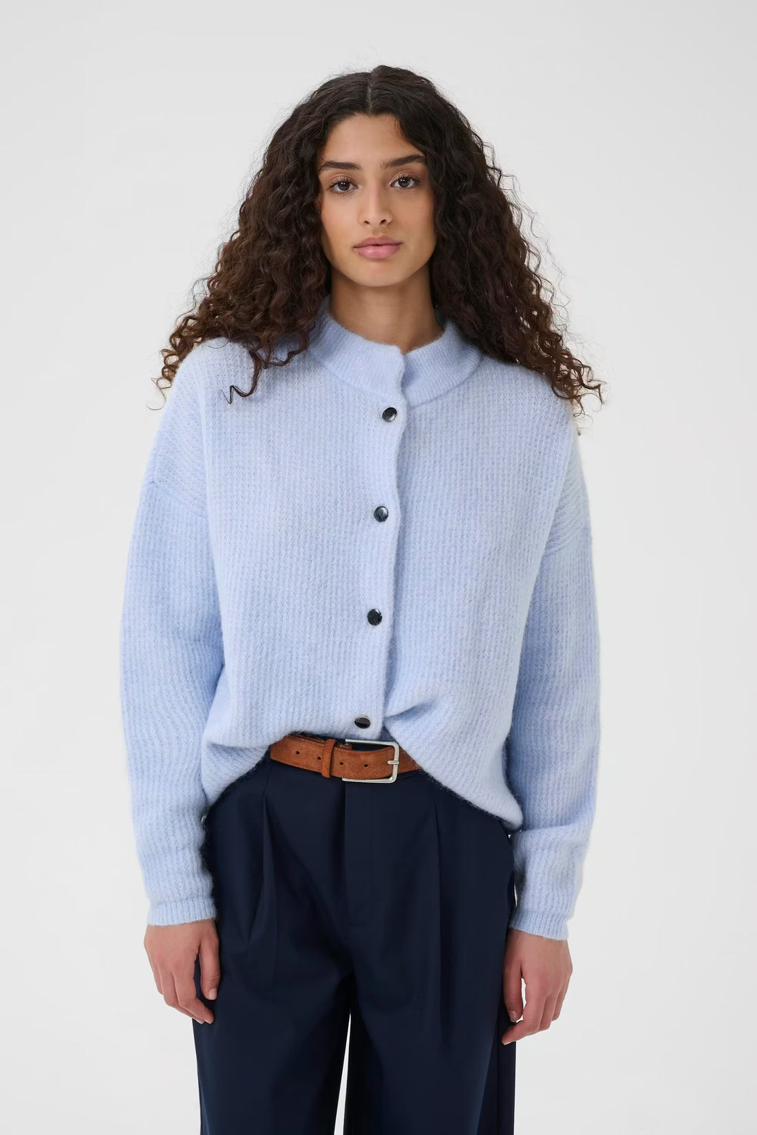 AlphaGZ Short Cardigan - Centaurea Mélan