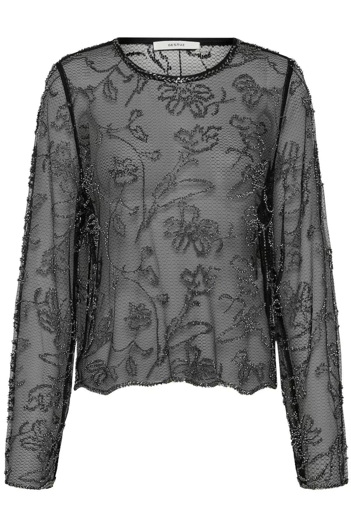 GZestrid Bluse - Dark Silver