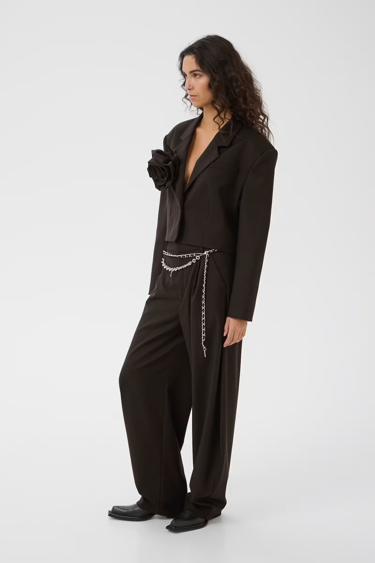 GZcallia MW Barrel Pants - Ganache Brown