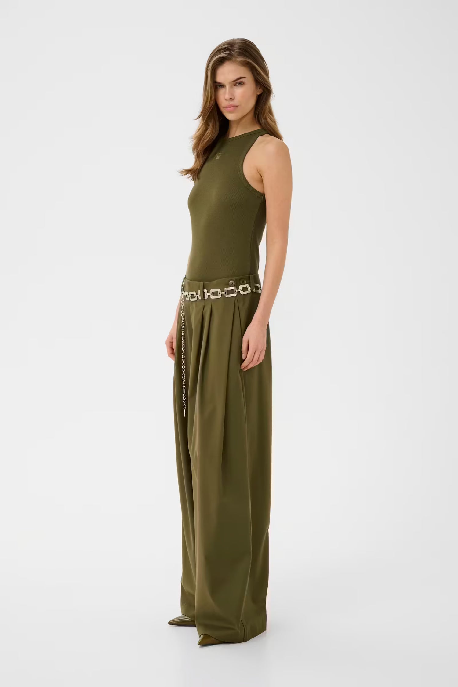 GZdrew logo top - Military Green