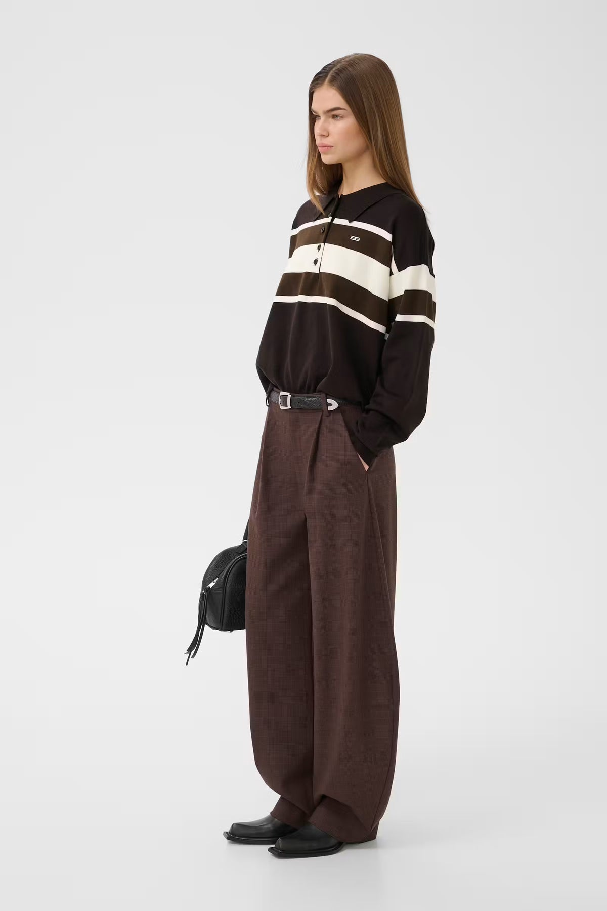 GZlavana HW Pants - Brown Check