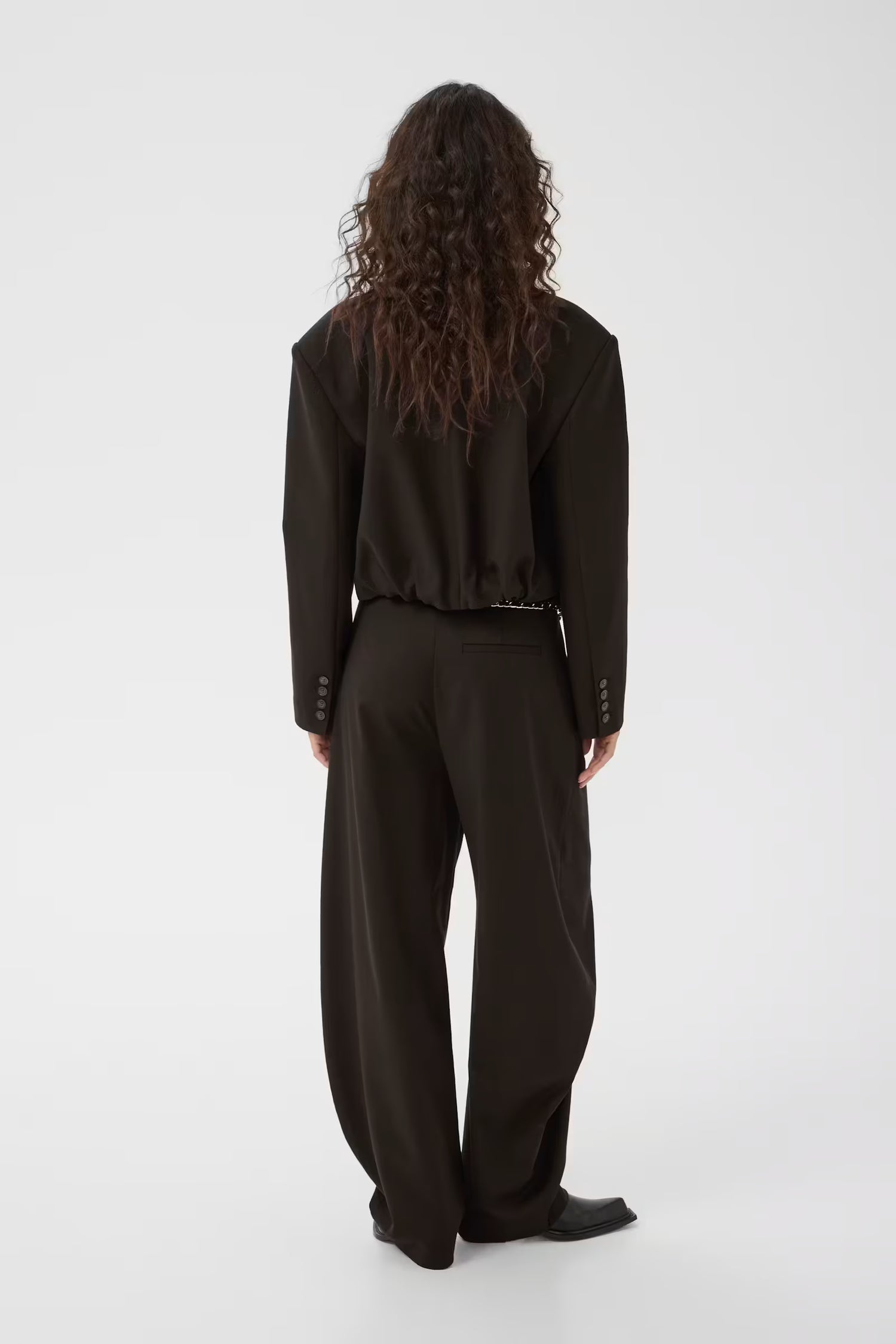 GZcallia MW Barrel Pants - Ganache Brown