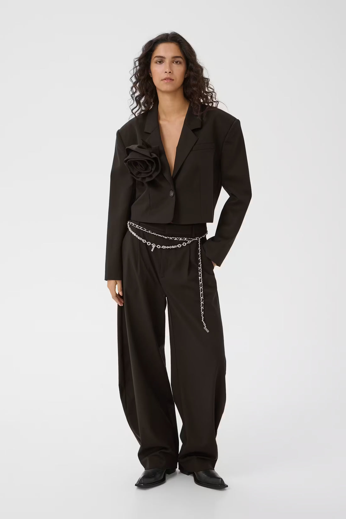 GZcallia MW Barrel Pants - Ganache Brown