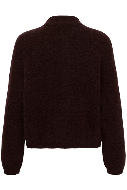 GZdebbie Cardigan – Pflaume Melange