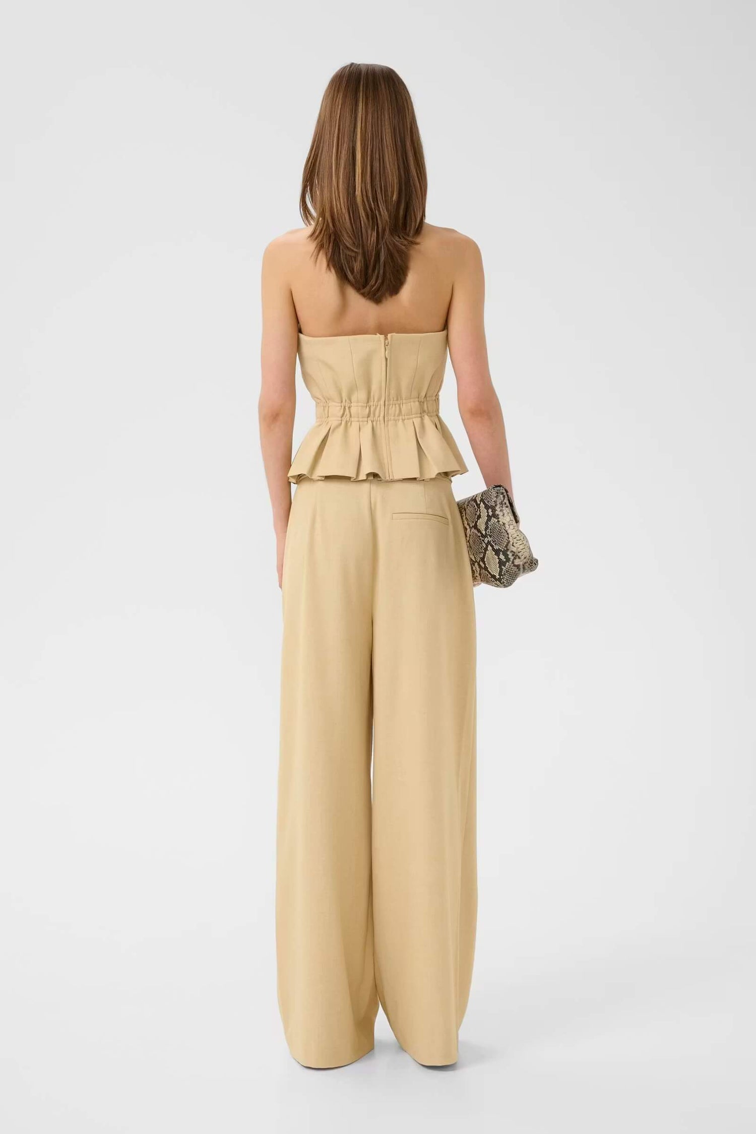 GZstacy MW Pants - Pale Hay Melange