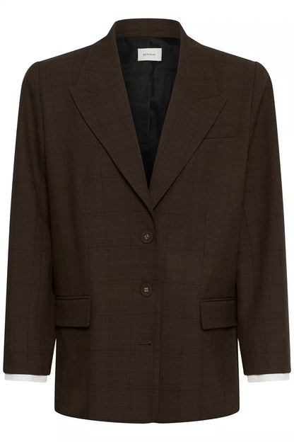 GZlavana Blazer - Brown Check