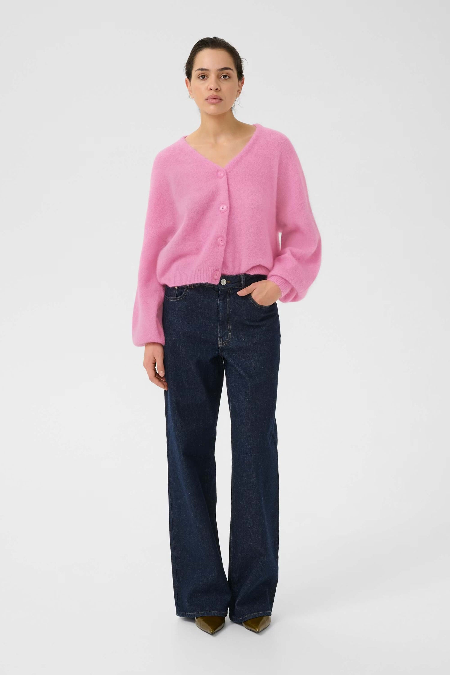 GZdebbie cardigan - Begonia Mélange