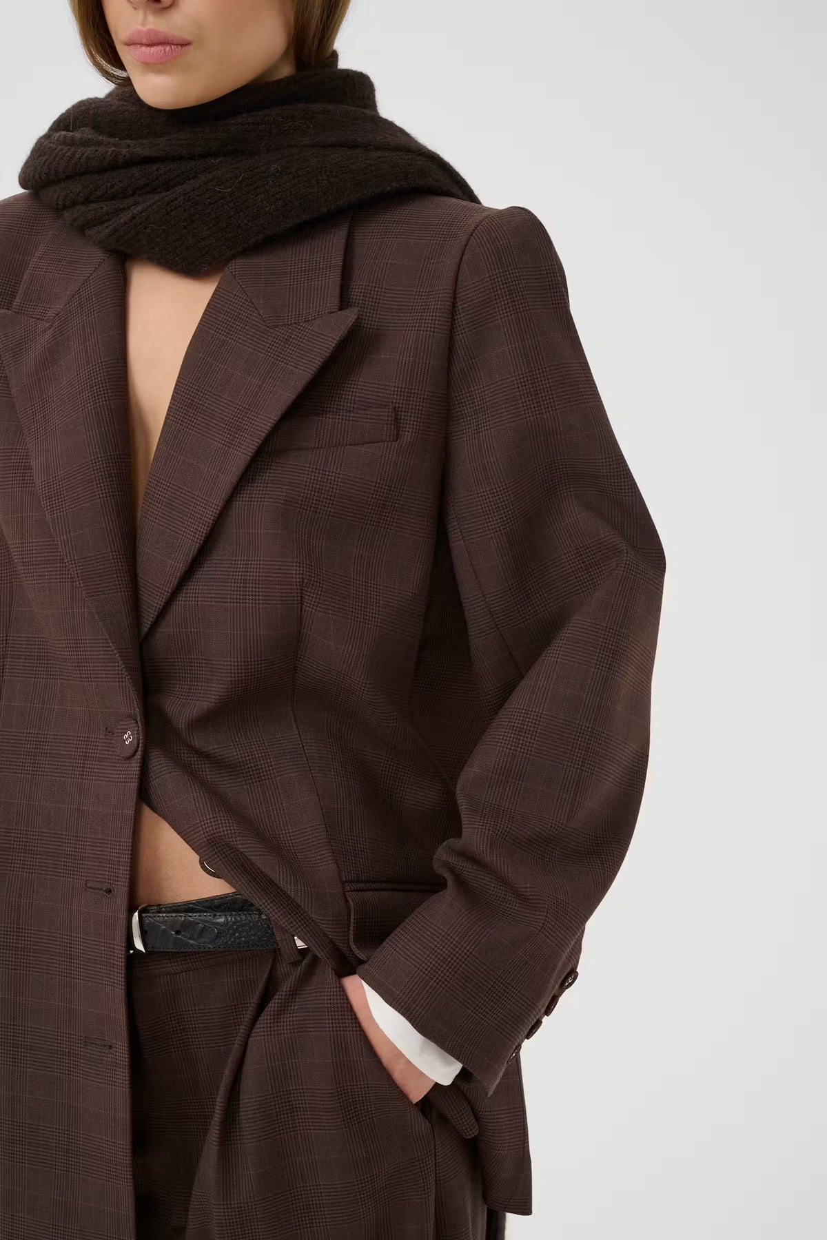 GZlavana Blazer - Brown Check