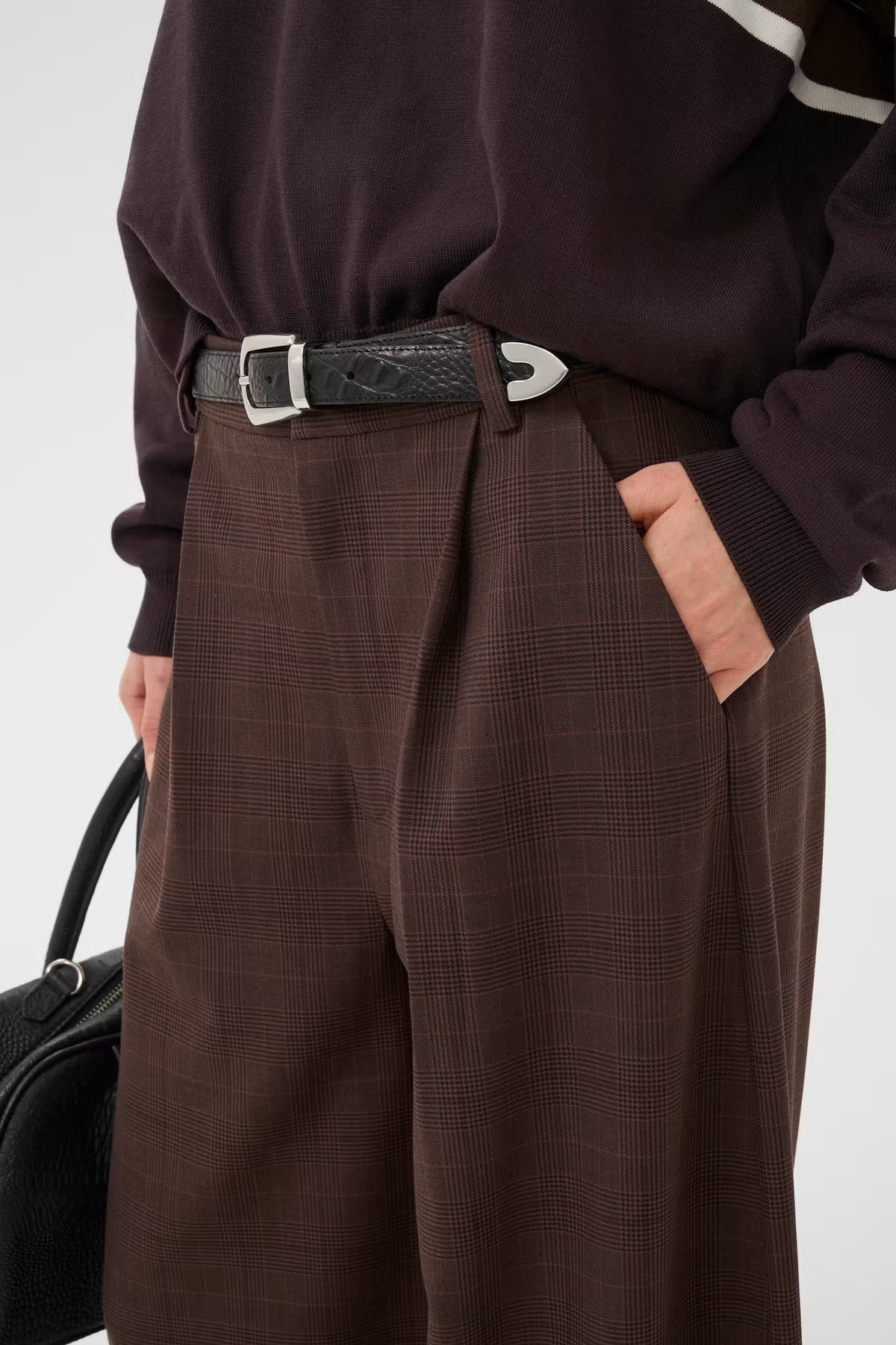 GZlavana HW Pants - Brown Check