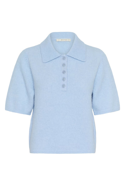 GZAlpha SS Polo Pullover - Centaurea Mélan