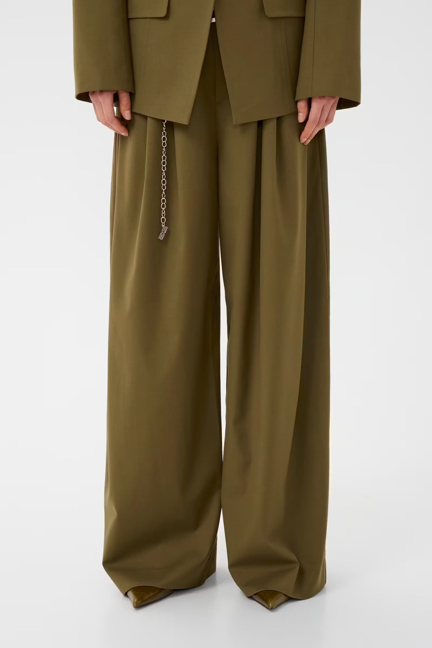 GZolivia HW Pants - Military Olive