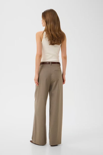 GZPaula MW Wide Pants - Dark Timberwolf