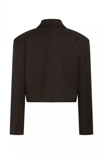 GZpaula Short Blazer - Ganache
