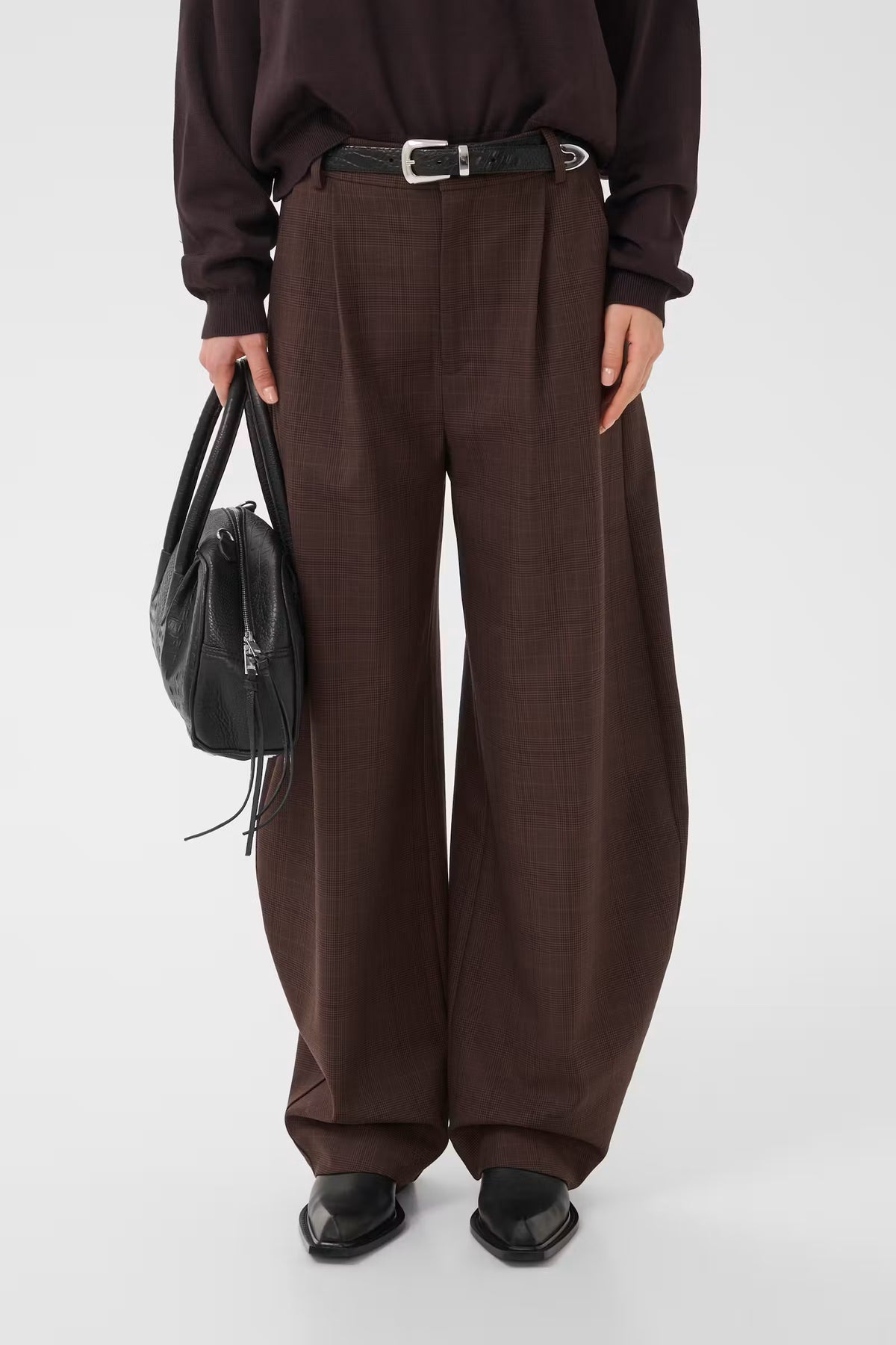 GZlavana HW Pants - Brown Check