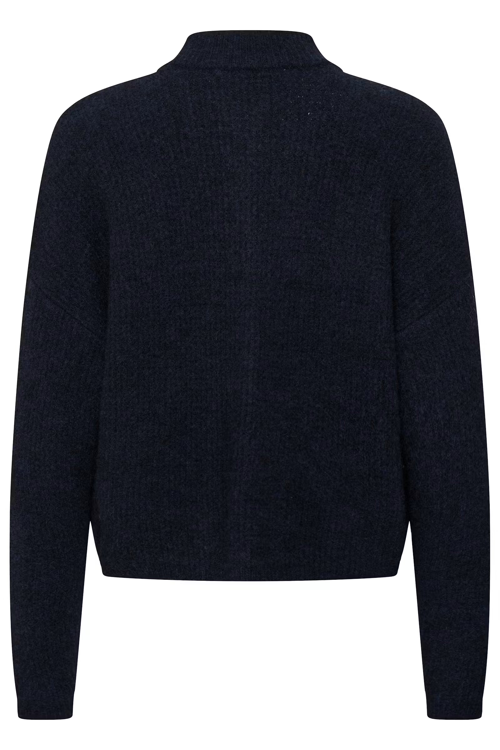 AlphaGZ Kurze Strickjacke – Navy Melange