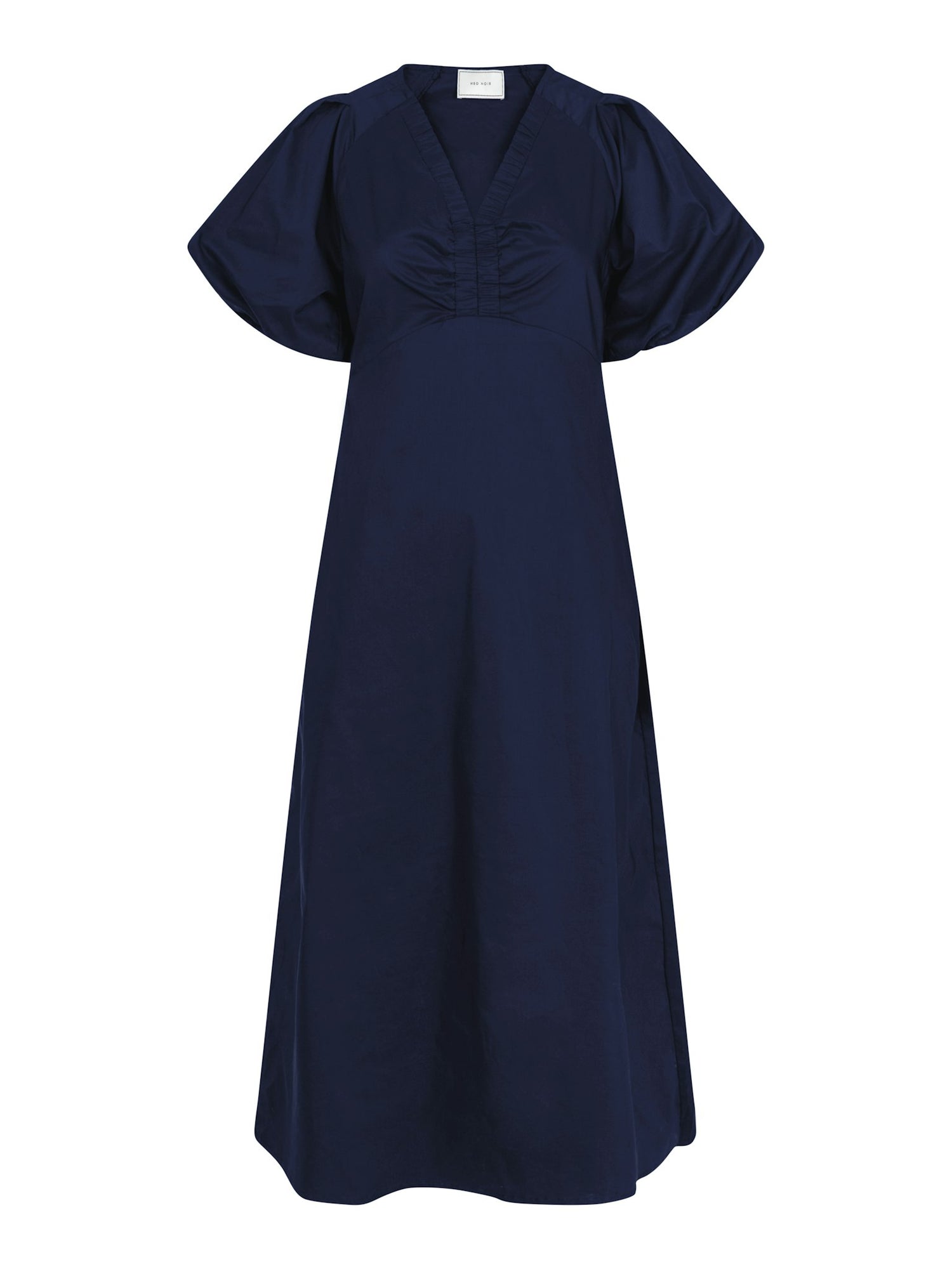 Illana Poplin Dress - Navy