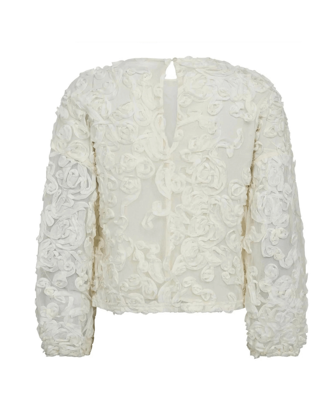 TessyCC Flower Blouse - Off White