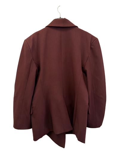 Oversized Blazer - Burgundy