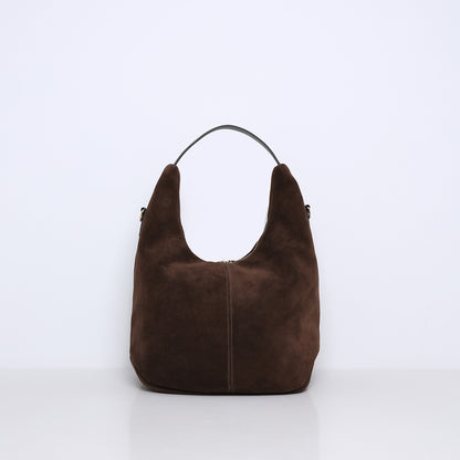 Trine Suede Bag - Moss