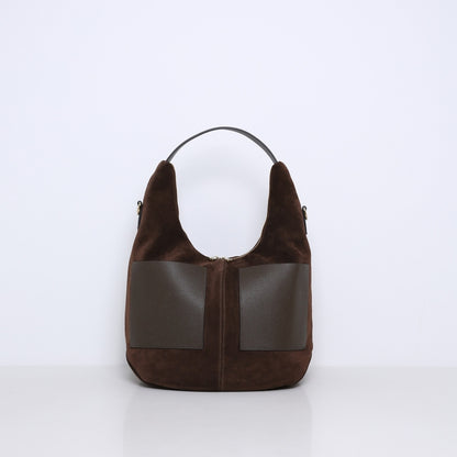 Trine Suede Bag - Moss
