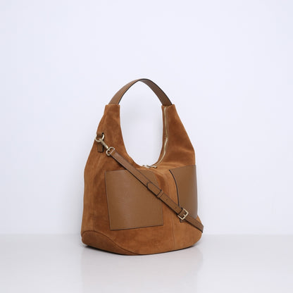 Trine Suede Bag - Moss
