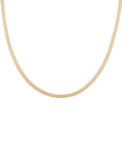 Snake Ketting Verguld Goud