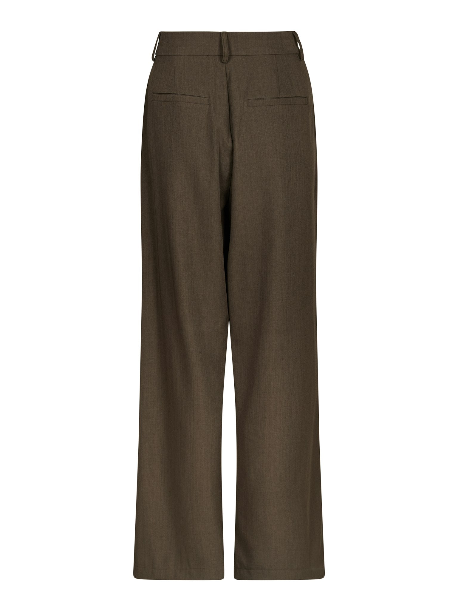 Calina Structure Wrap Pants - Dusty Brown