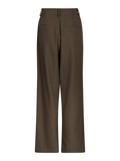 Calina Structure Wrap Pants - Dusty Brown