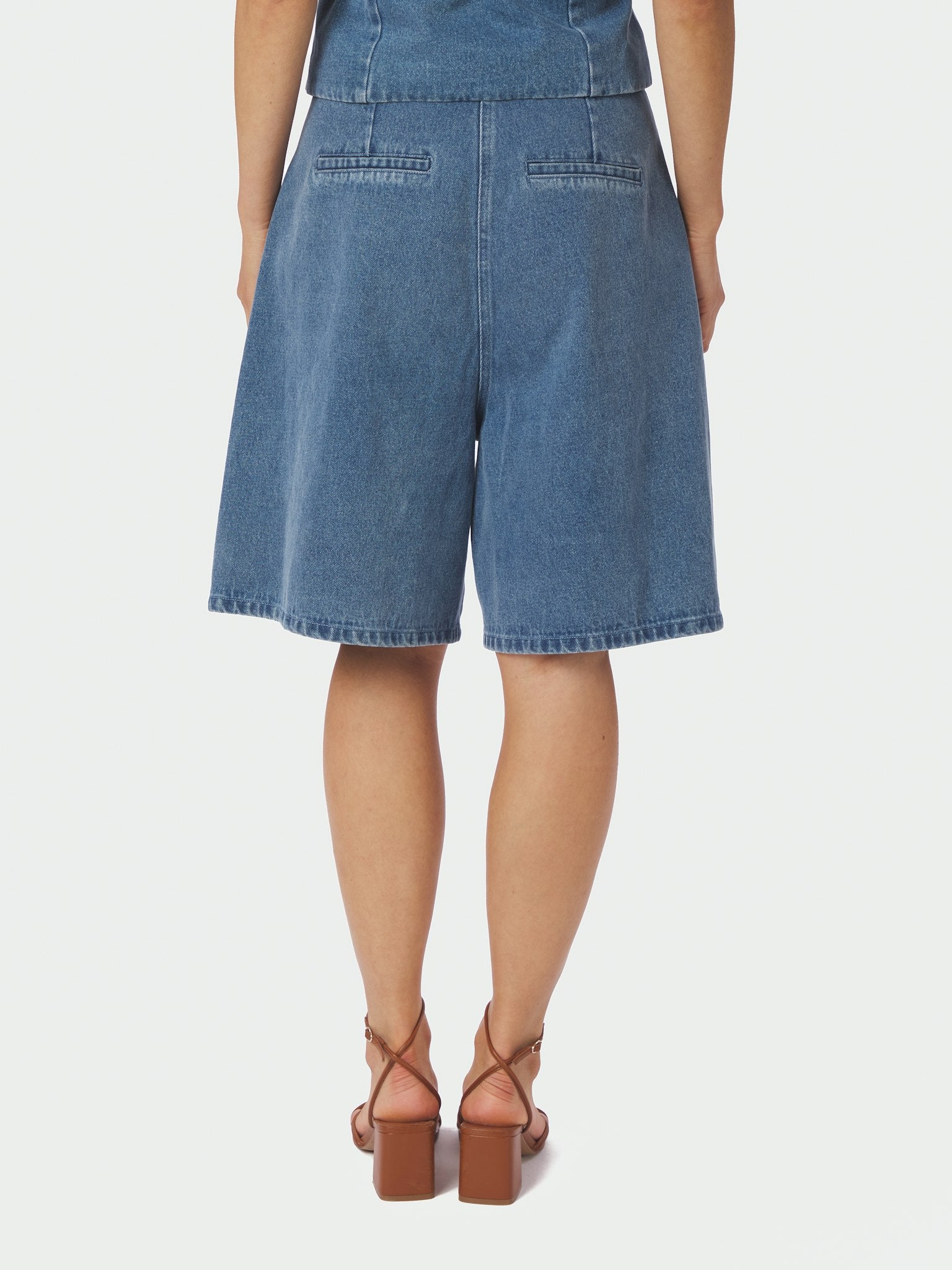 Rosel Denim Shorts - Blue