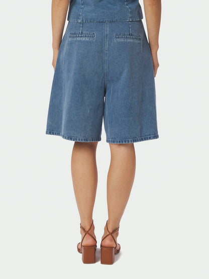 Rosel Denim Shorts - Blue