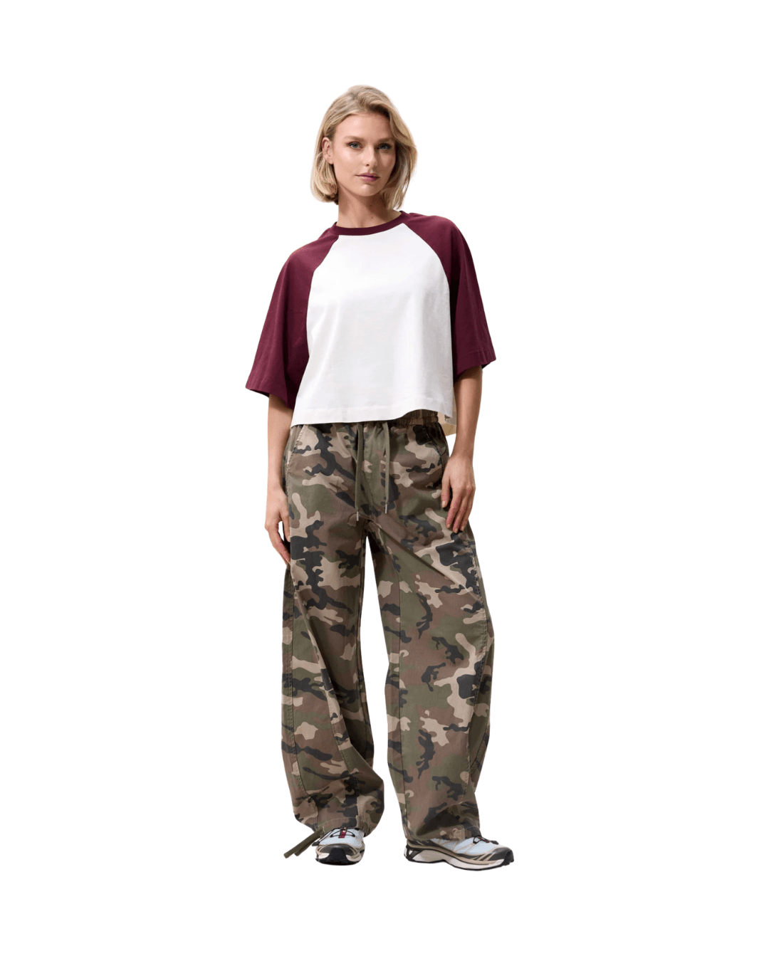 Barrel Fit Camo Jogger - Mountain View