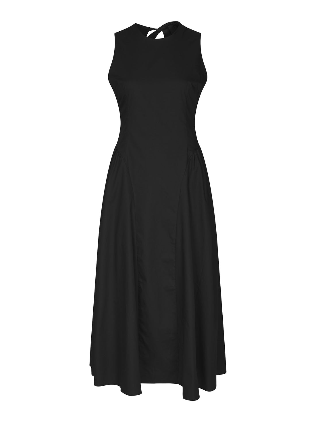 Zora Poplin Dress - Black