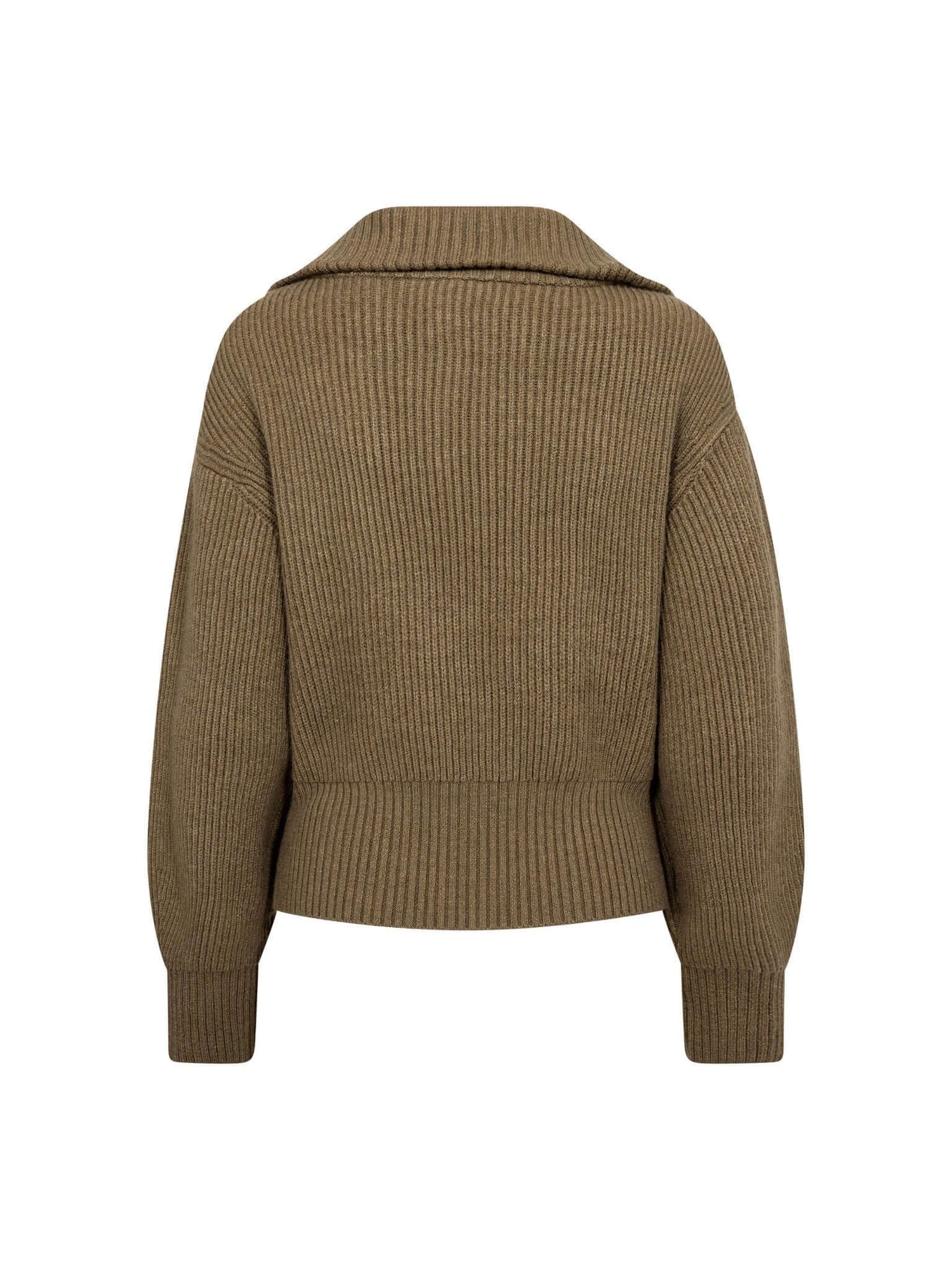 RowCC Zip-Strickweste – Army