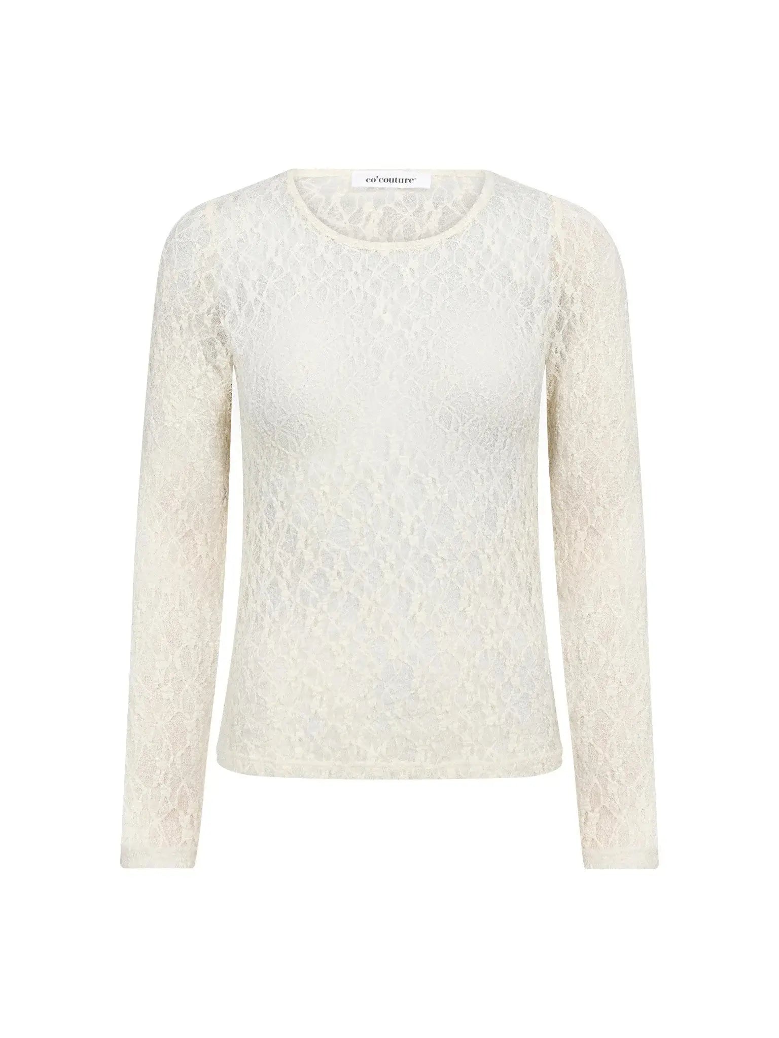 BarnaCC O-Neck Bluse - Off-White