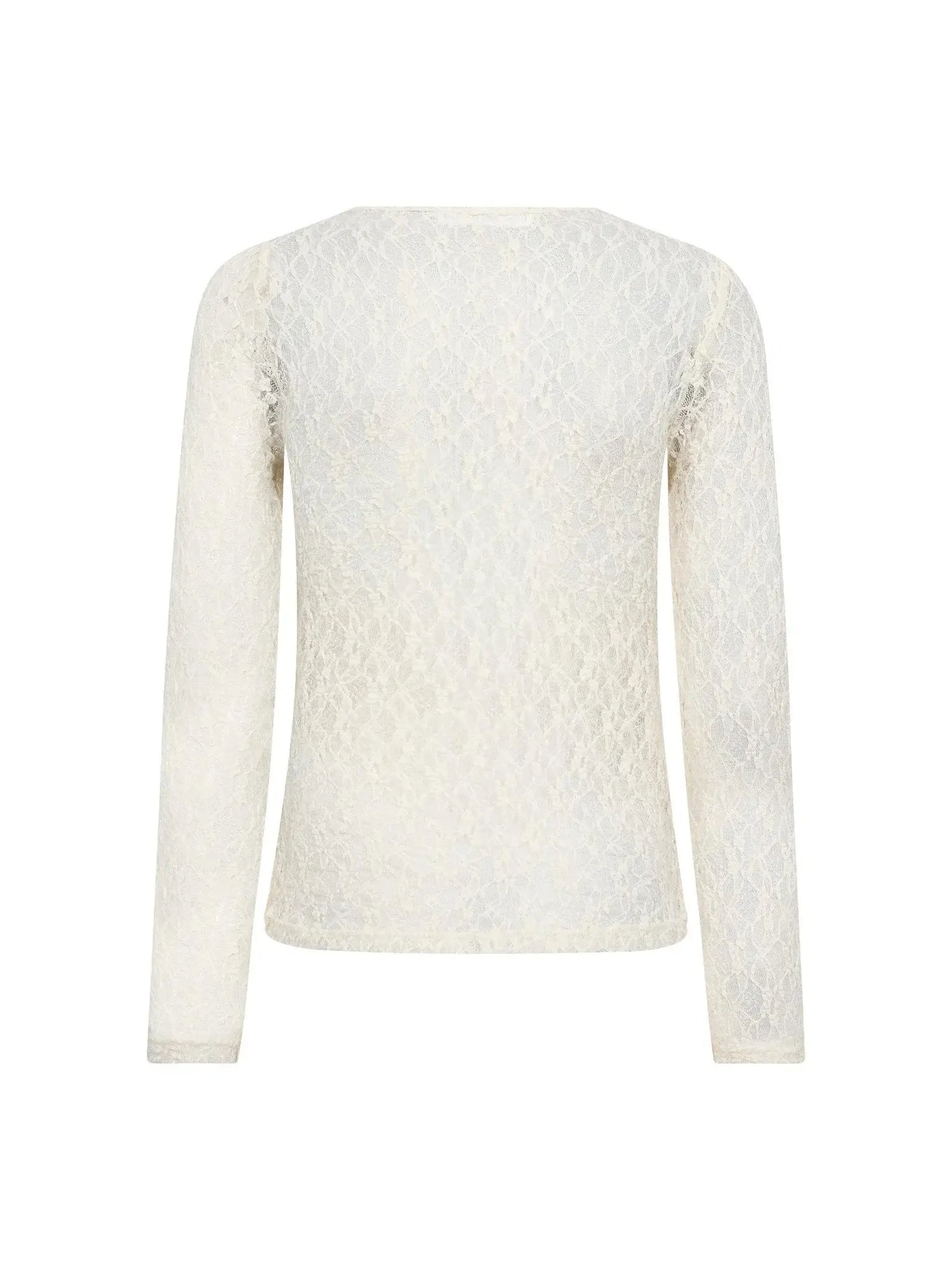 BarnaCC O-Neck Bluse - Off-White
